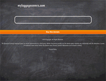 Tablet Screenshot of myluggagecovers.com